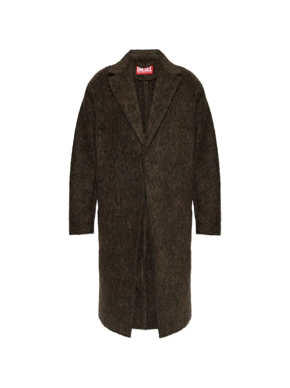 Diesel brushed W-Hull coat - Marrone