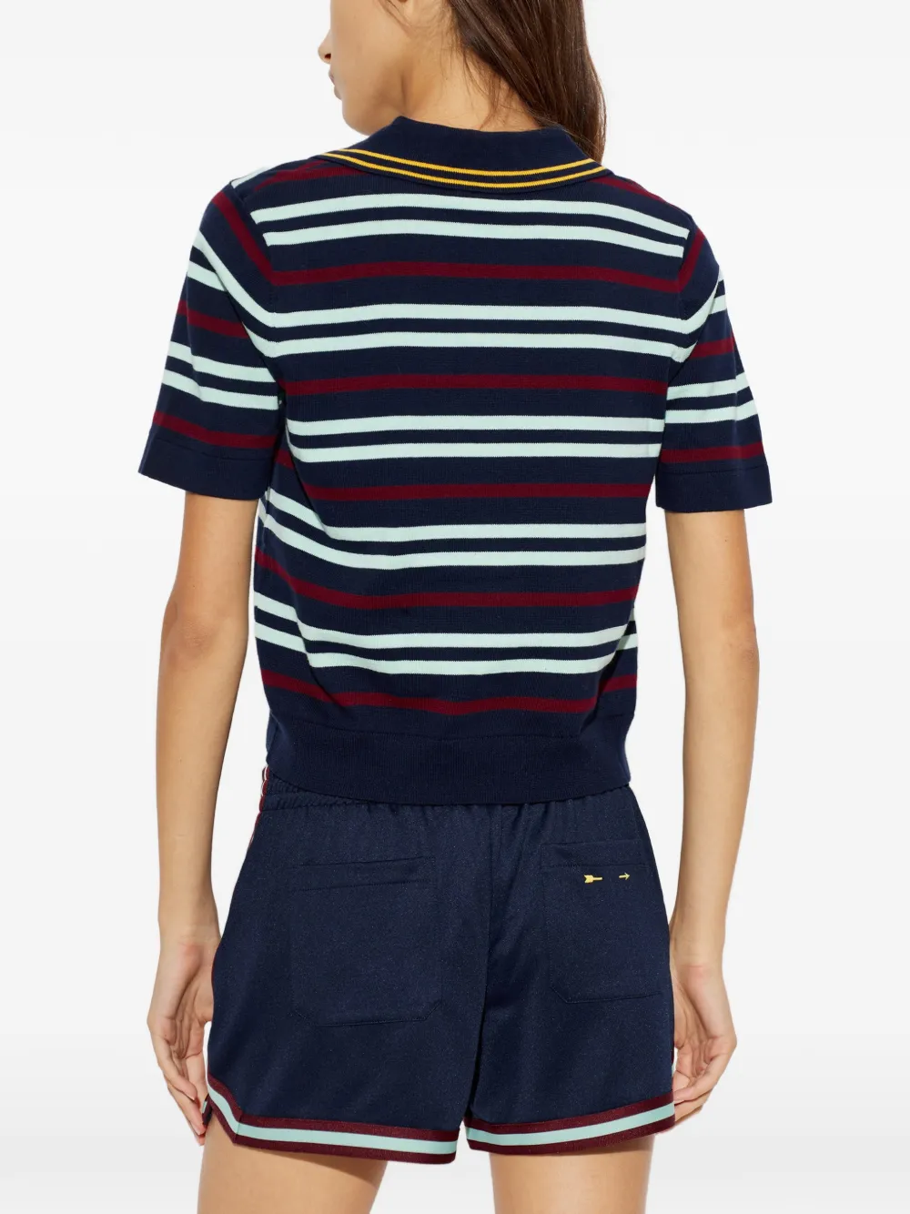 The Upside Archie gestreepte top Blauw