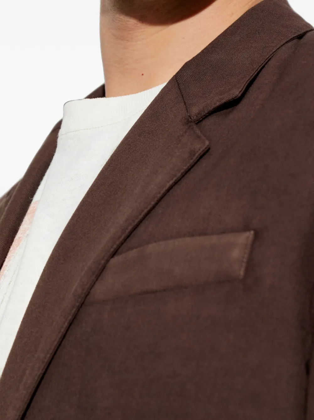 Diesel J-Creed-Aecb notched-lapel single-breasted blazer Bruin