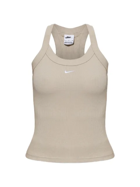 Nike ribbed-knit racerback top