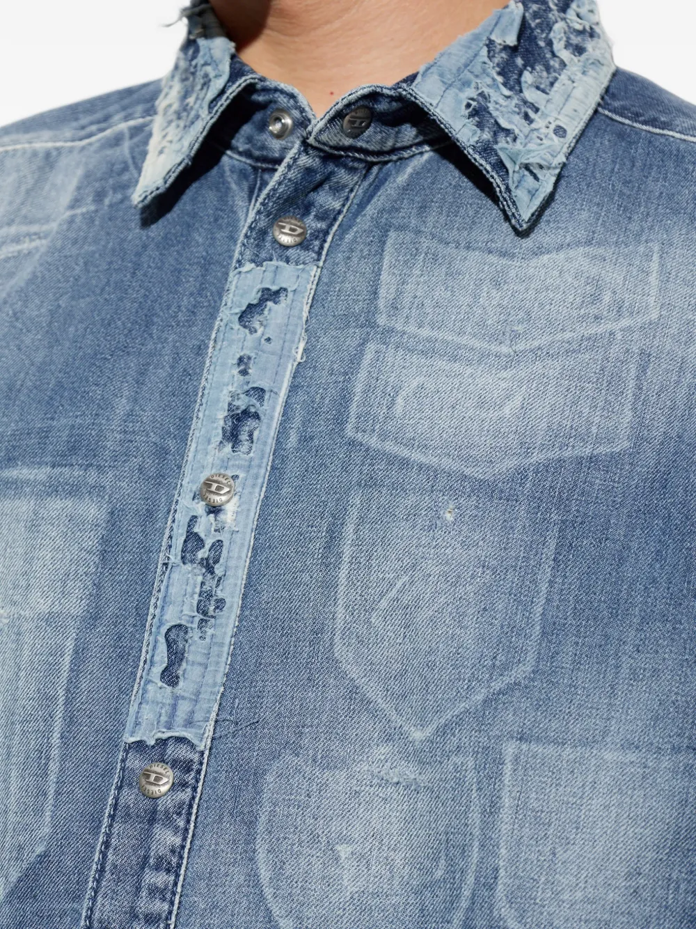 Diesel D-Simply overhemd Blauw