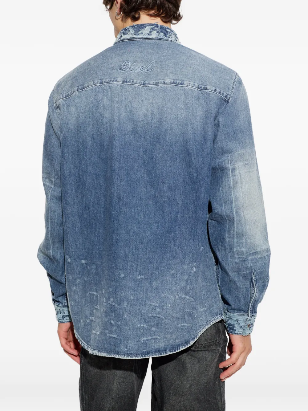 Diesel D-Simply overhemd Blauw