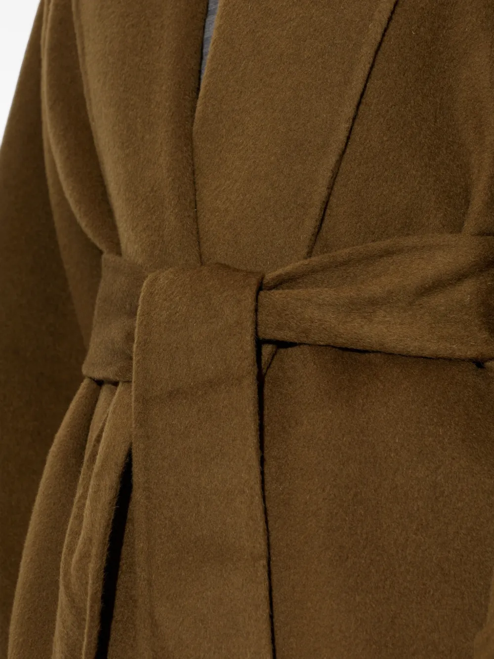 By Malene Birger Trinelle belted wool coat Bruin