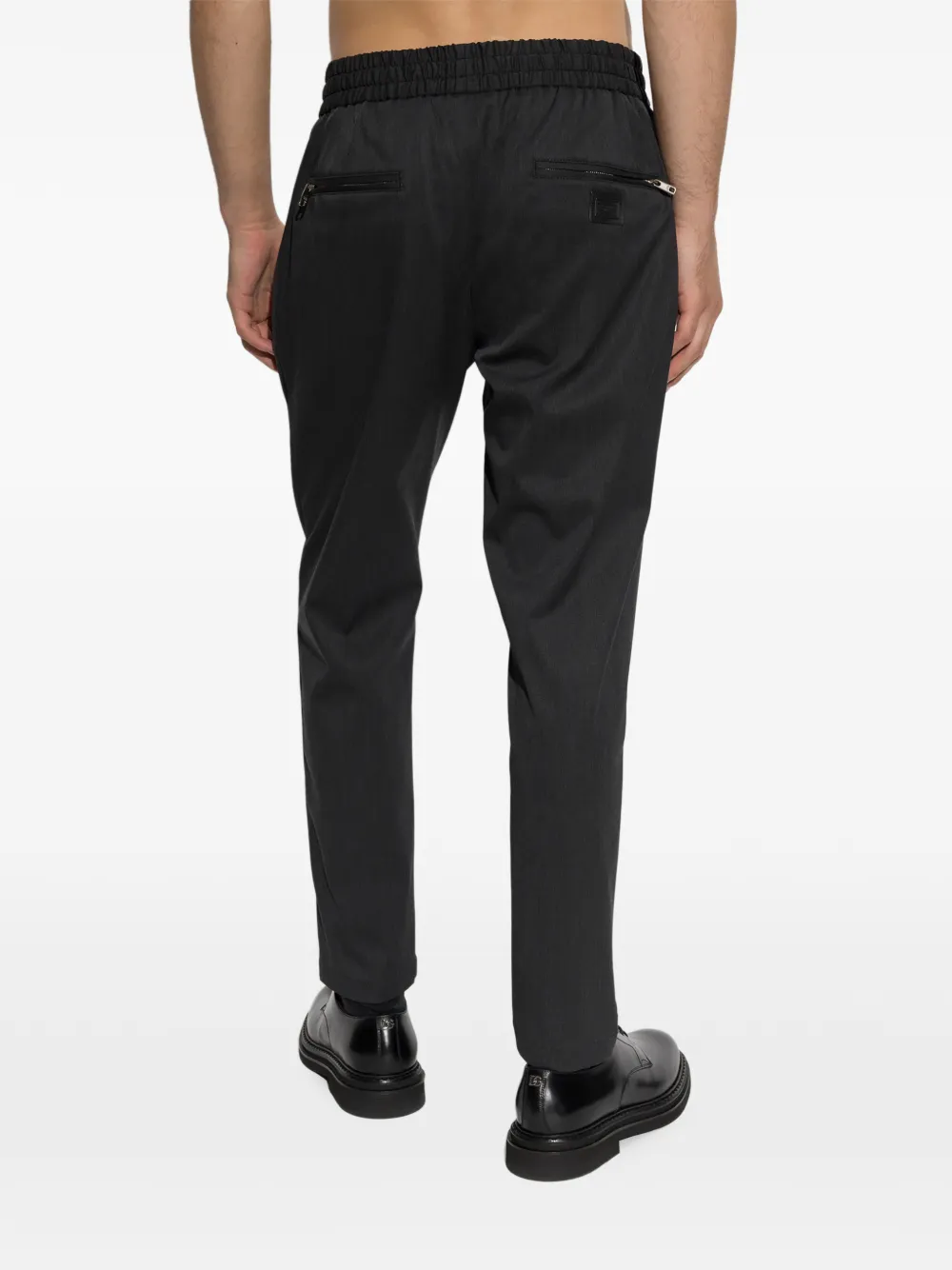 Dolce & Gabbana Broek met trekkoordtaille Zwart