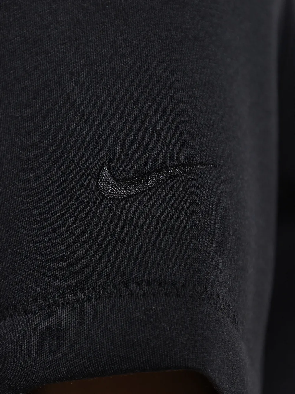 Nike T-shirt met borduurwerk Zwart