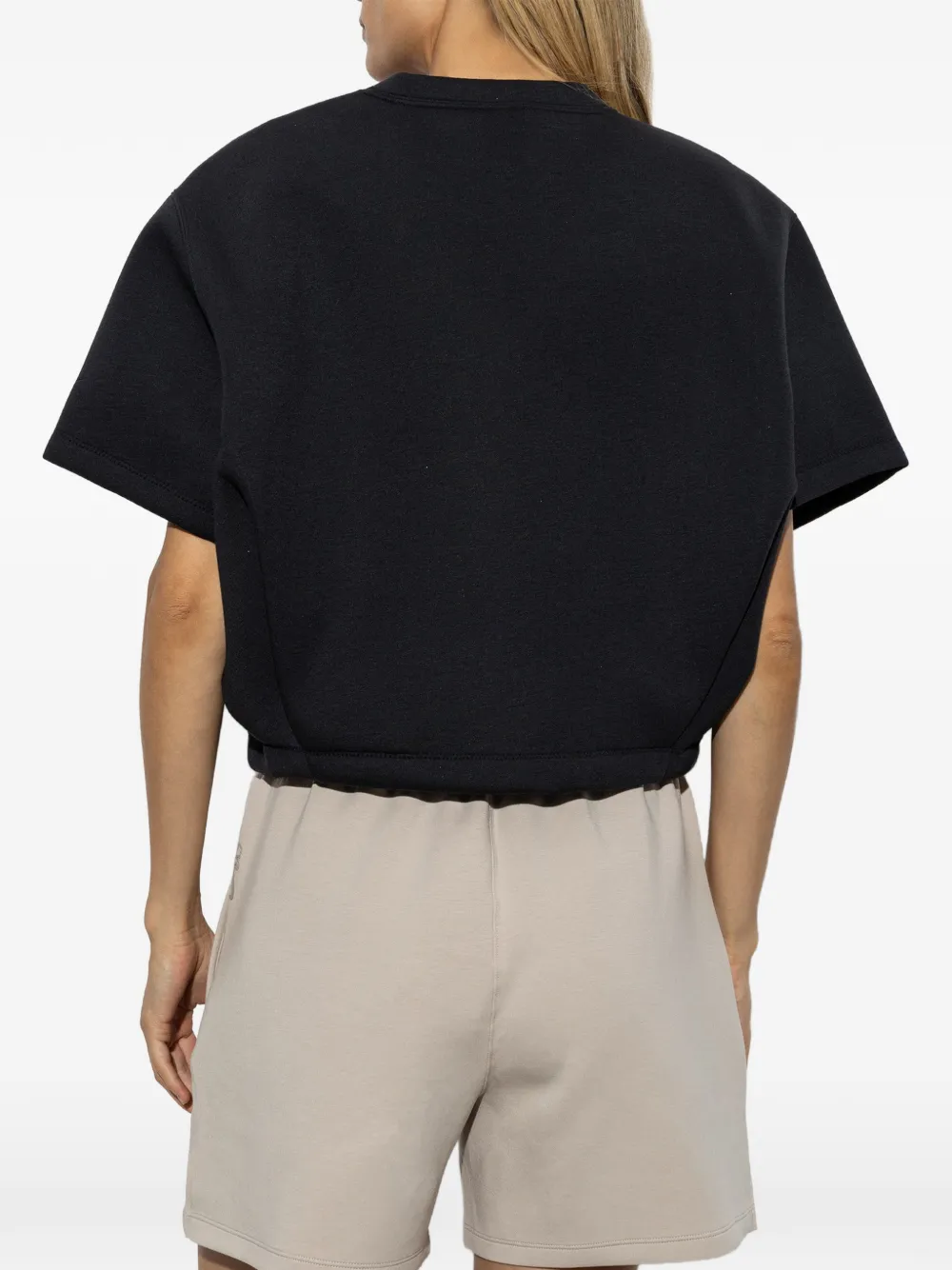 Nike T-shirt met borduurwerk Zwart
