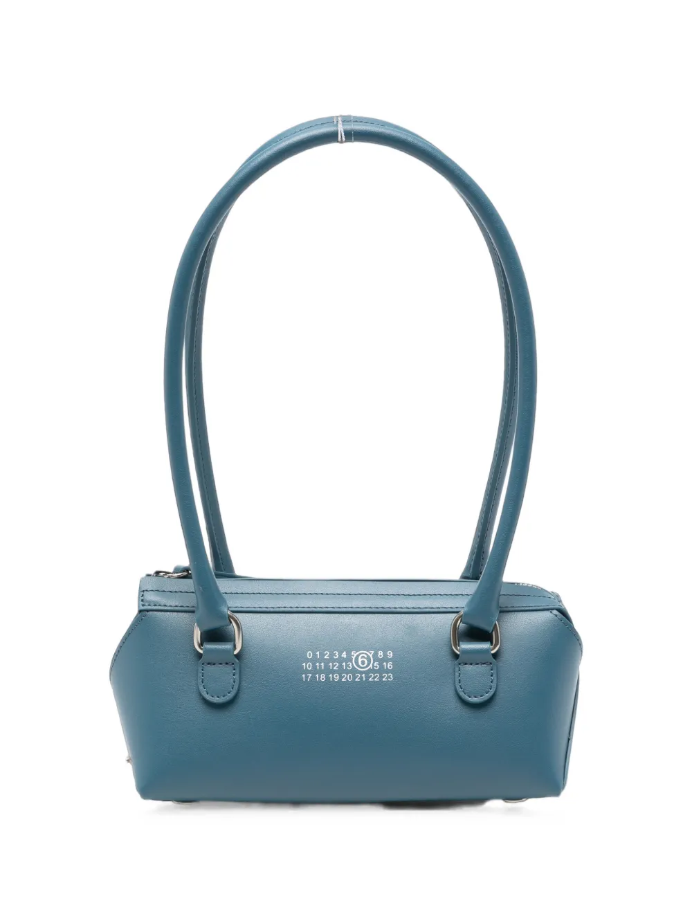 MM6 Maison Margiela mini Bauletto logo-print leather shoulder bag · OS