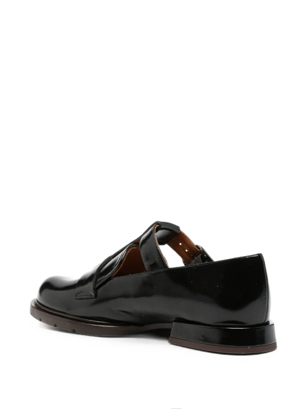 Chie Mihara Jeiyei buckle-fastening loafers Zwart