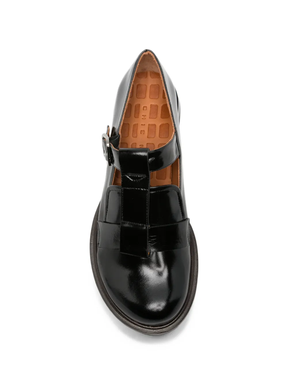 Chie Mihara Jeiyei buckle-fastening loafers Zwart