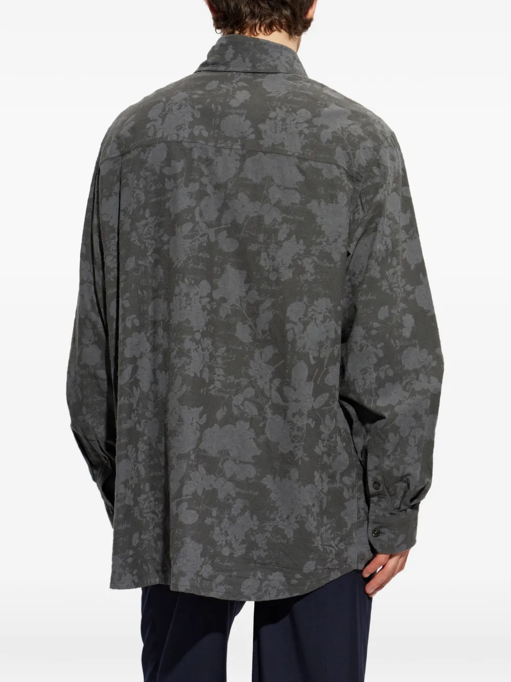 Vivienne Westwood Achilles blouse met bloemenprint Grijs