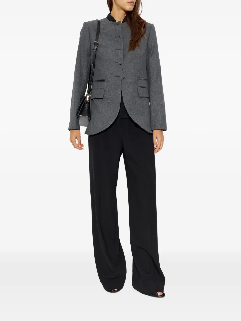 By Malene Birger Claye blazer met knopen Grijs
