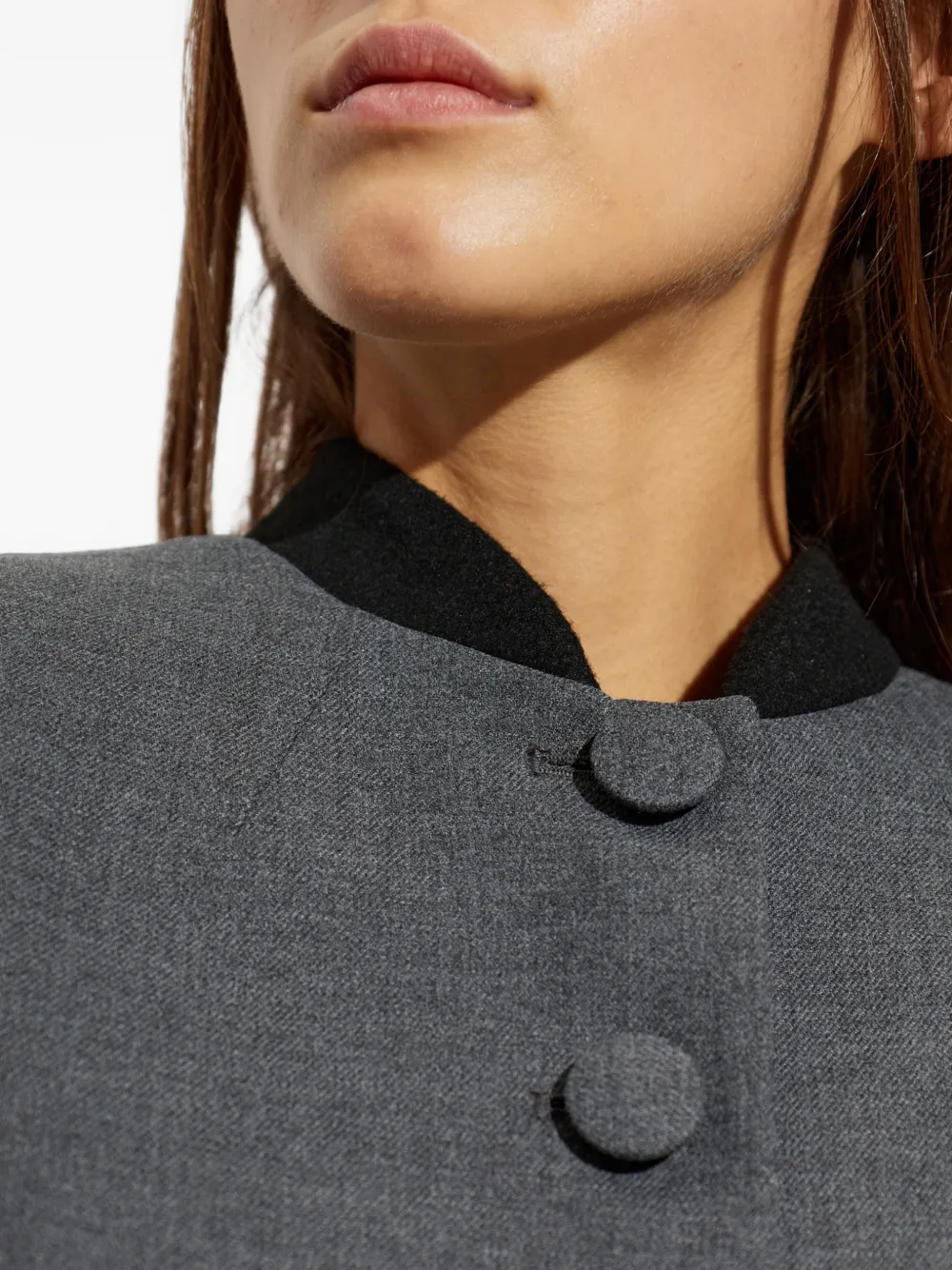 By Malene Birger Claye blazer met knopen Grijs