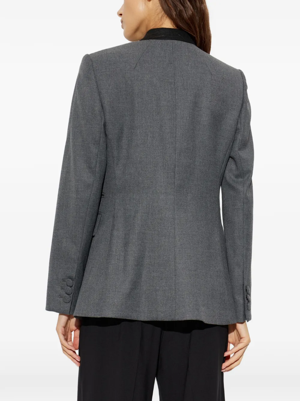 By Malene Birger Claye blazer met knopen Grijs