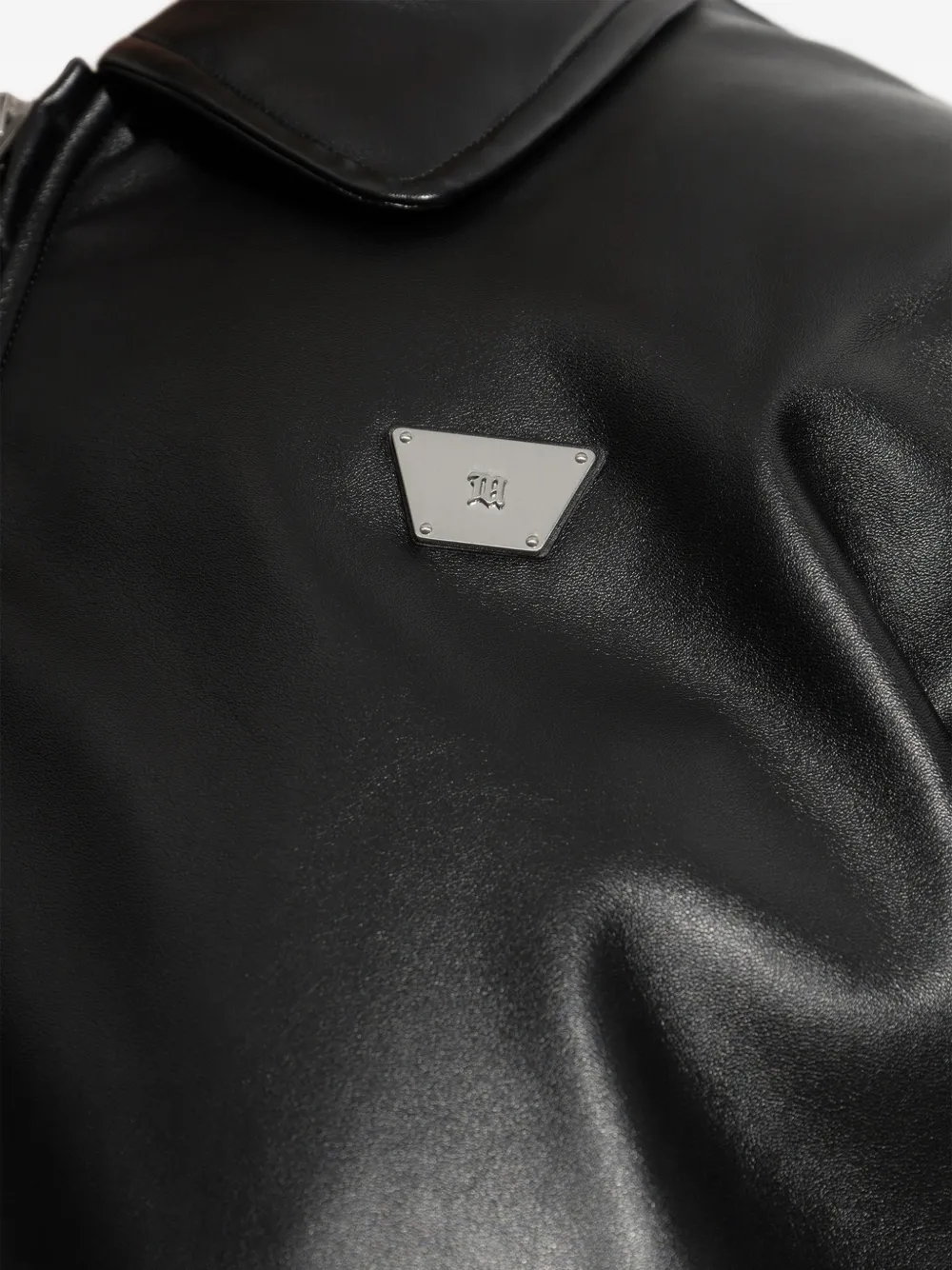 MISBHV Geïsoleerd jack met logoplakkaat Zwart