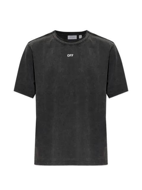 Off-White logo-print cotton T-shirt