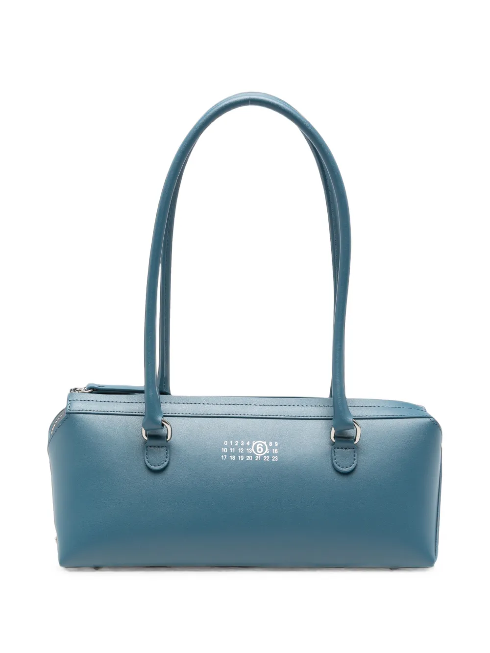 MM6 Maison Margiela small Bauletto leather shoulder bag - Blu