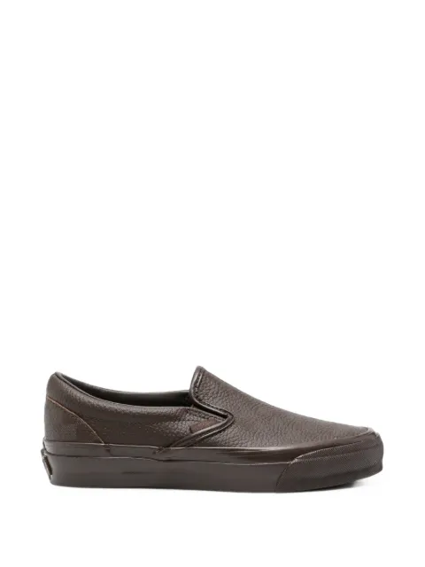 Vans check-pattern leather sneakers
