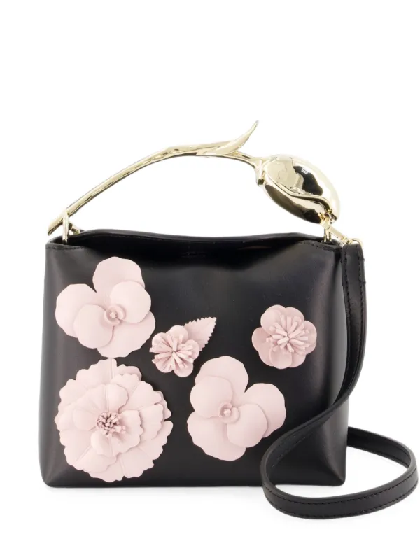 Erdem Mini Bloom Tote Bag in Black