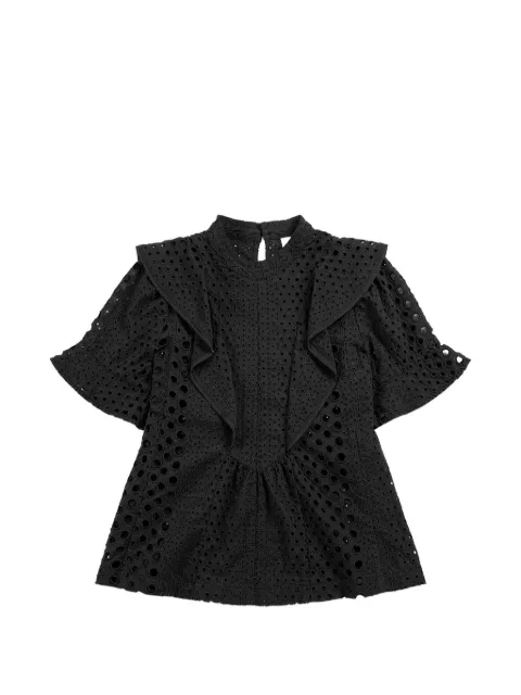 Future Classics ruffled eyelet blouse