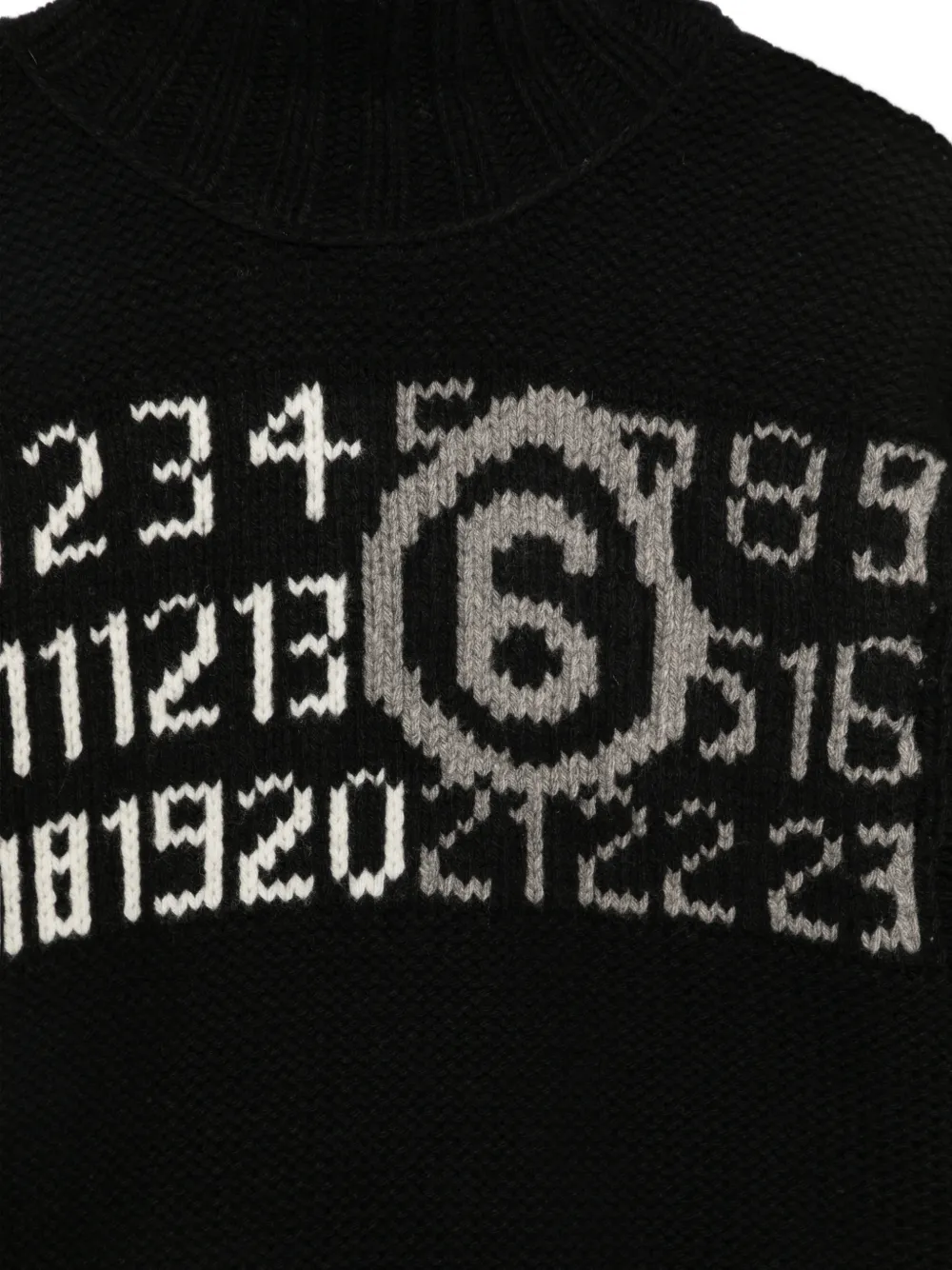 MM6 Maison Margiela Kids Coltrui Zwart