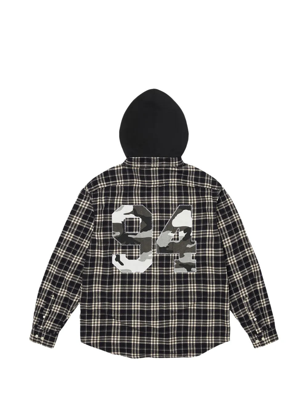 Supreme Jack met capuchon en applicatie Zwart