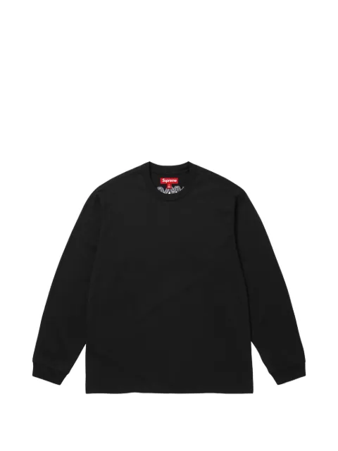 Supreme playera manga larga en intarsia