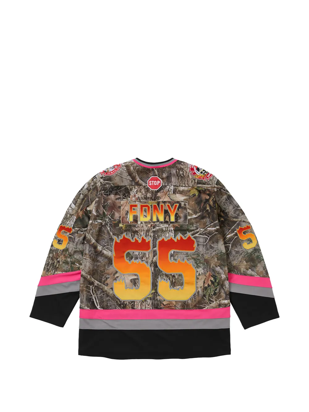 Supreme T-shirt met grafisch patroon Bruin
