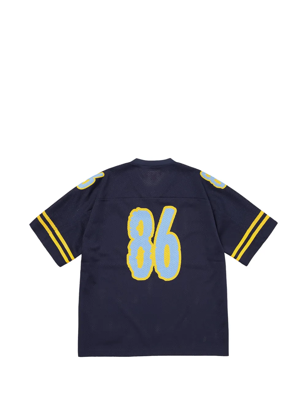 Supreme logo-print T-shirt Blauw