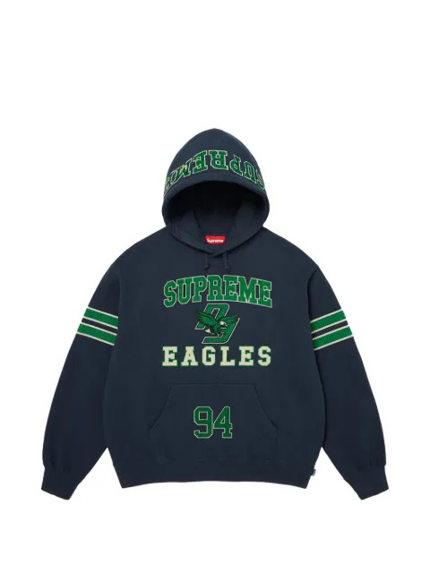 Supreme hoodie à motif Eagle en strass
