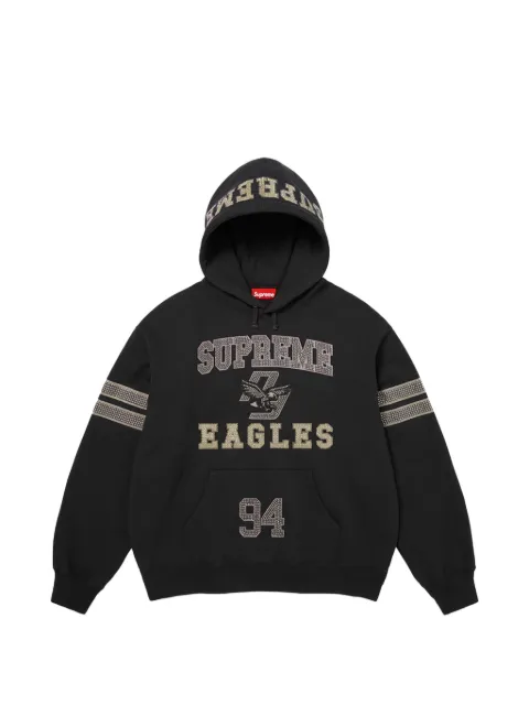 Supreme rhinestone-embellishment hoodie