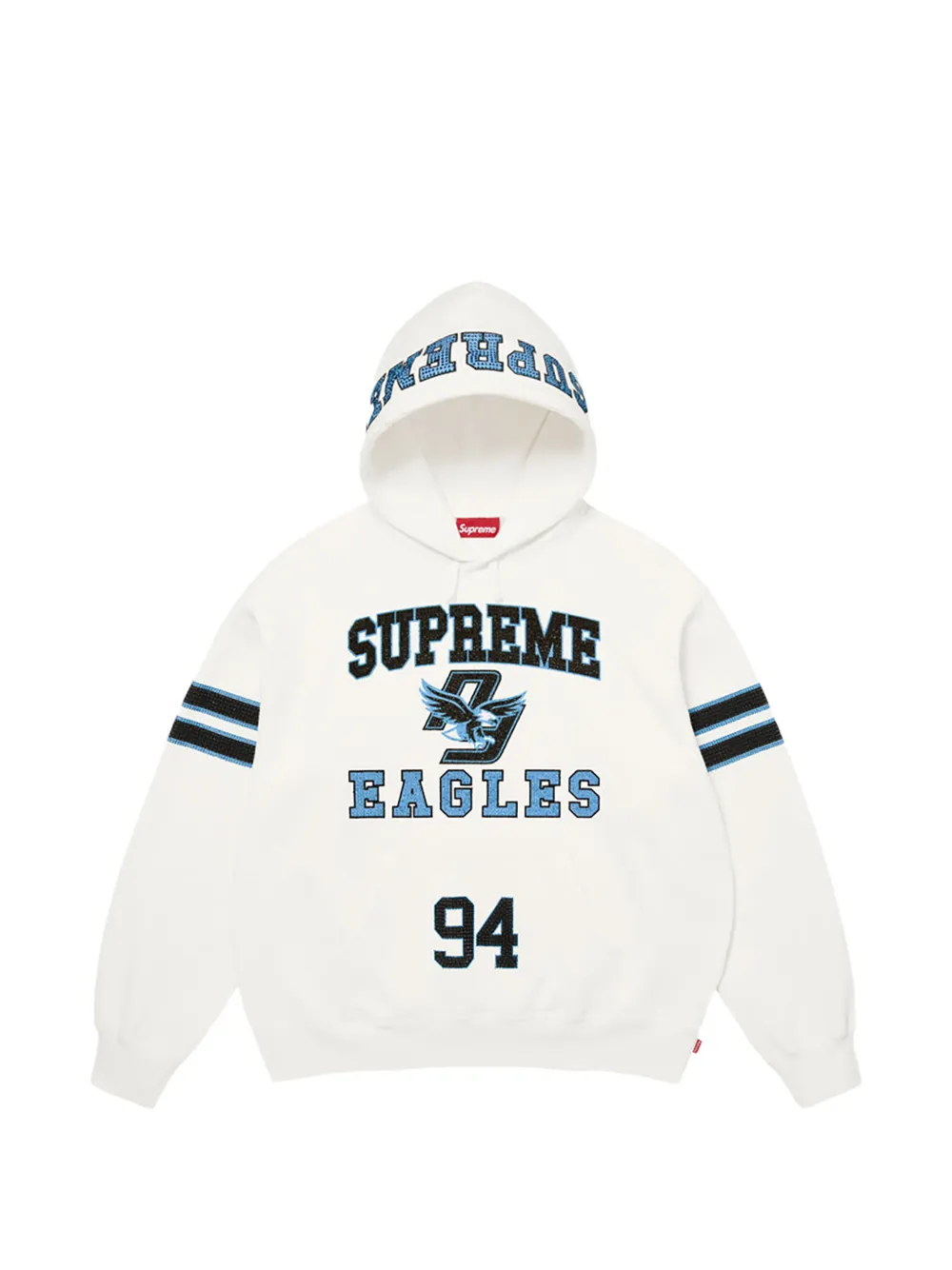 Supreme logo-print hoodie