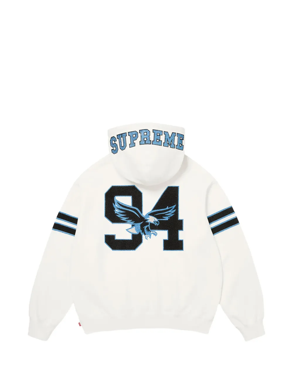 Supreme Hoodie met logoprint Wit