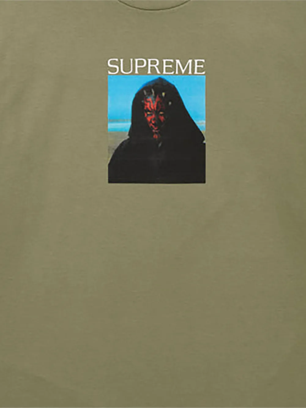 Supreme Sith T-shirt met grafische print Groen