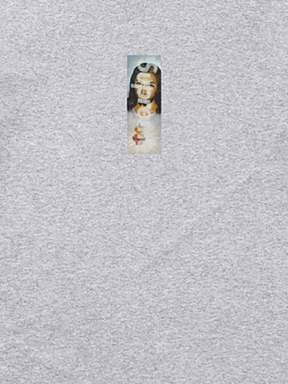 Supreme Prayer Card Box T-shirt met logo Grijs