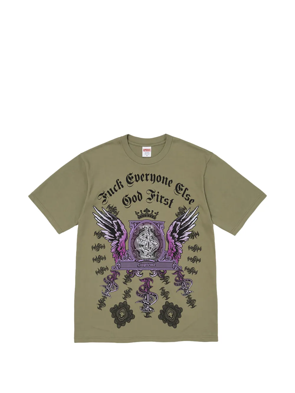 Supreme Money graphic-print T-shirt - Verde