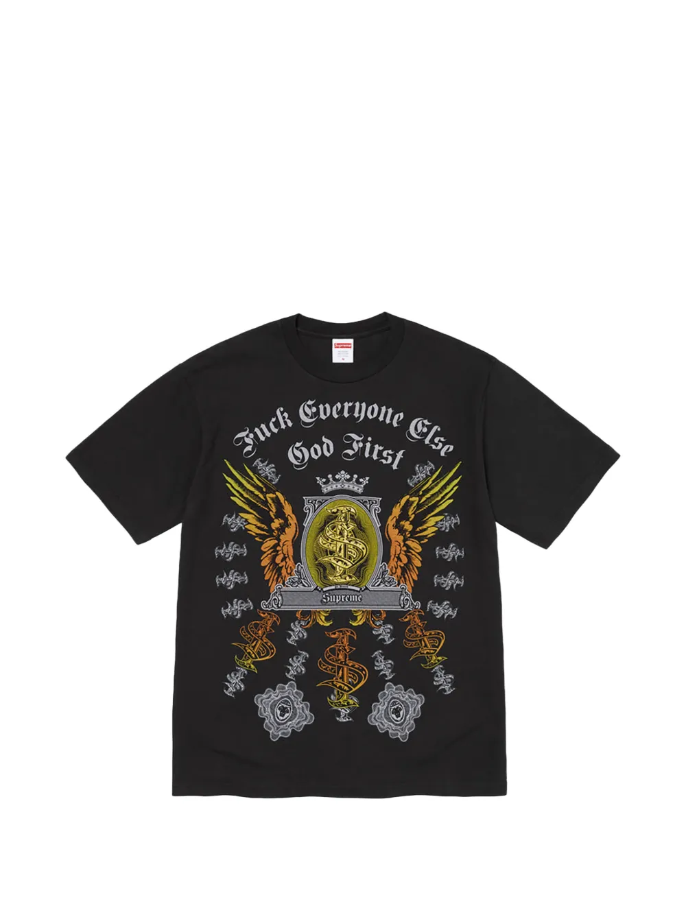 Supreme graphic-print T-shirt - Nero