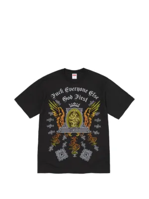 Supreme puppies-print T-shirt | Black | FARFETCH