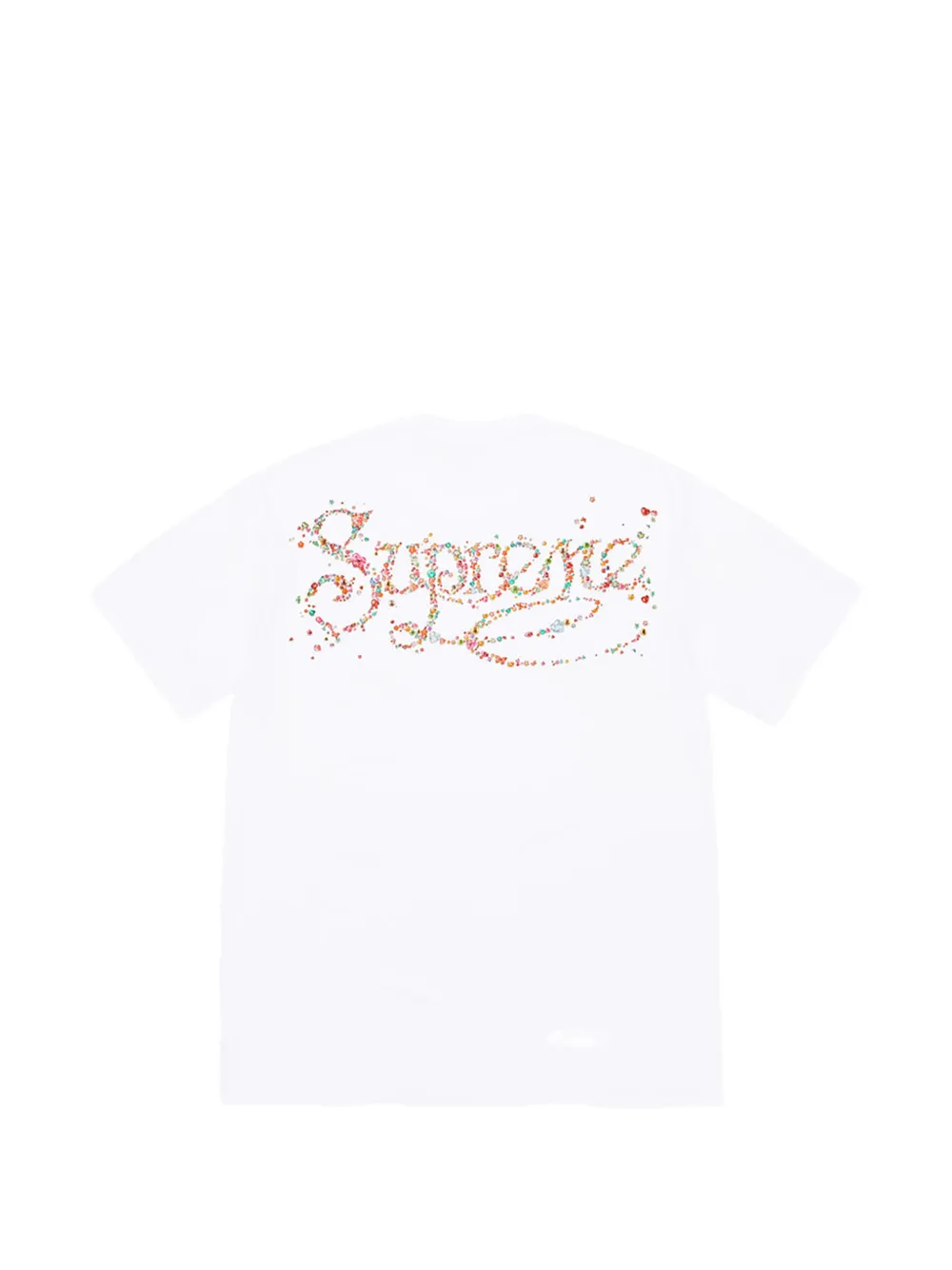 Supreme T-shirt met logoprint Wit