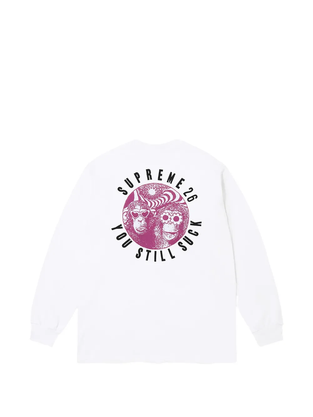 Supreme T-shirt met logoprint Wit