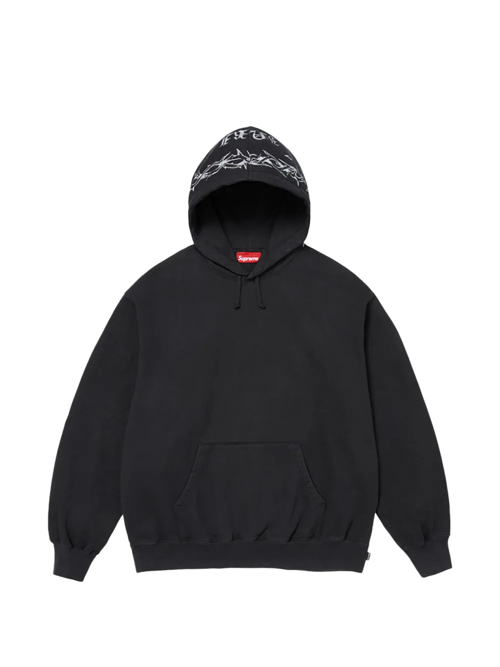 Supreme Forever graphic-print hoodie - Black