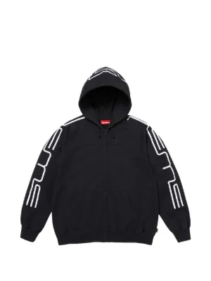 Supreme x MM6 Maison Margiela Box Logo zip-up Hoodie | Black