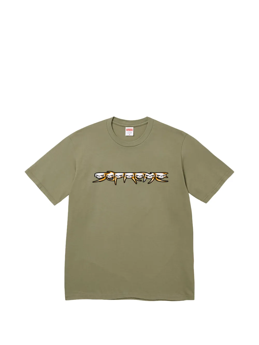 Supreme Skulls Spellout T-shirt - Verde