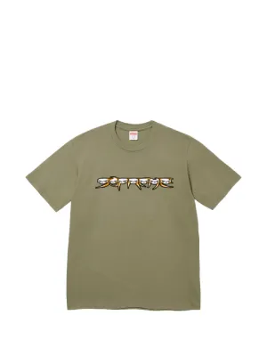 Supreme Warm Up logo-print T-shirt | Neutrals | FARFETCH