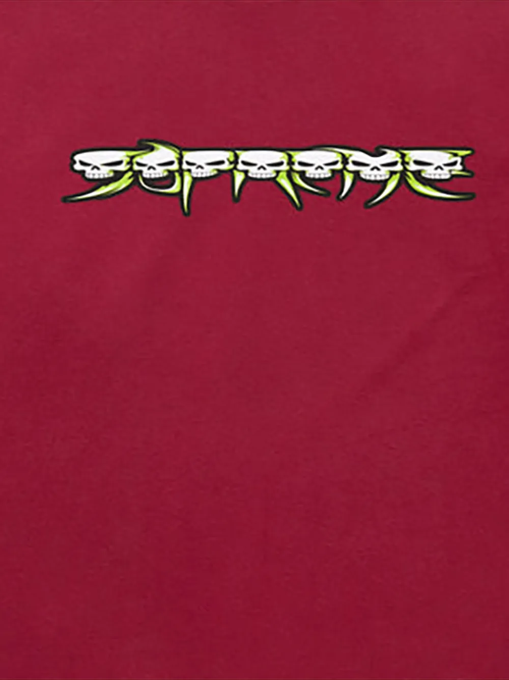 Supreme Skulls Spellout T-shirt Rood