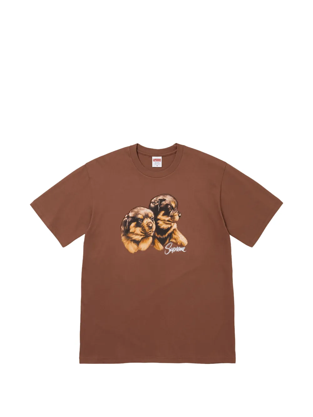 Supreme Puppies graphic-print T-shirt - Marrone