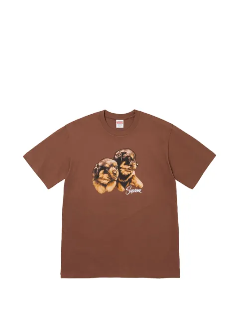 Supreme Puppies T-Shirt mit grafischem Print
