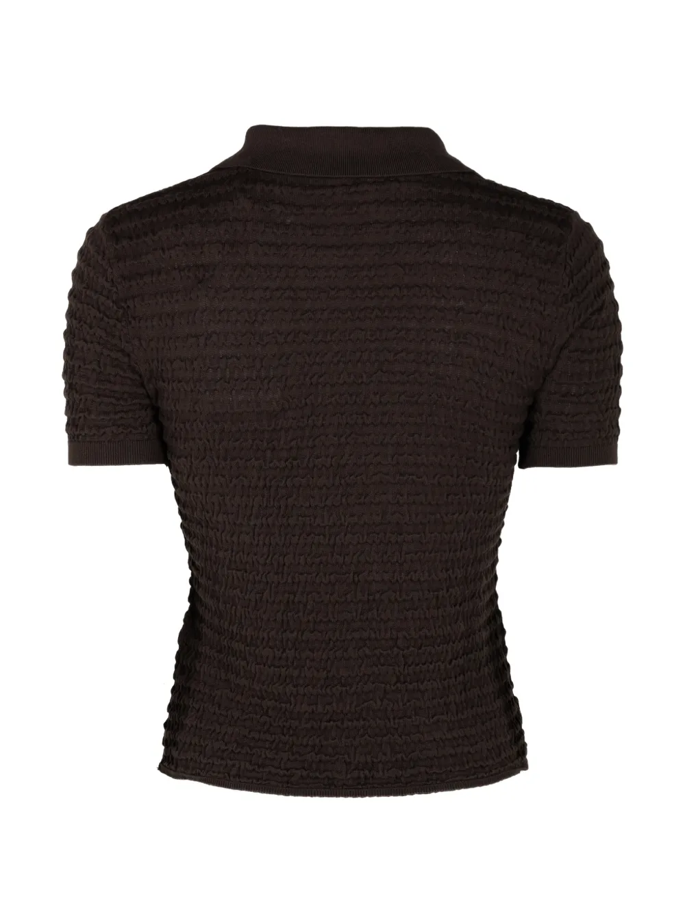 FRAME Gesmockte polotop Bruin