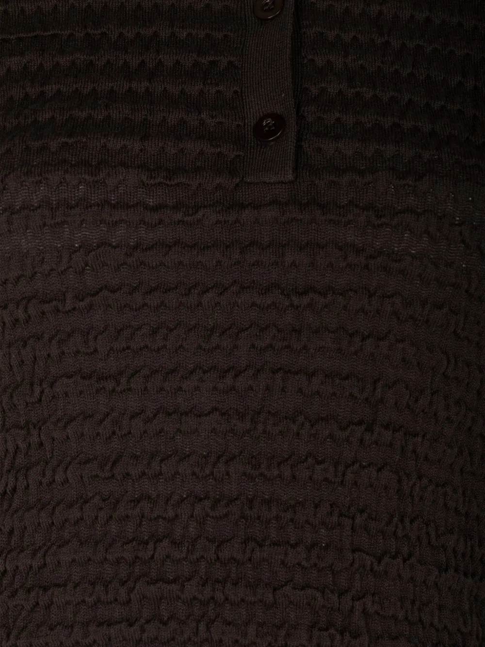 FRAME Gesmockte polotop Bruin