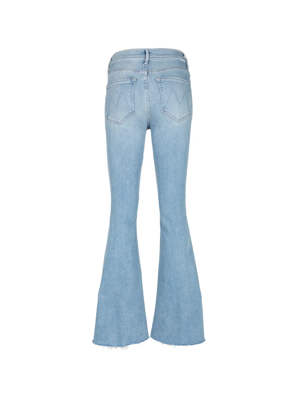MOTHER The Weekender jeans met franje Blauw