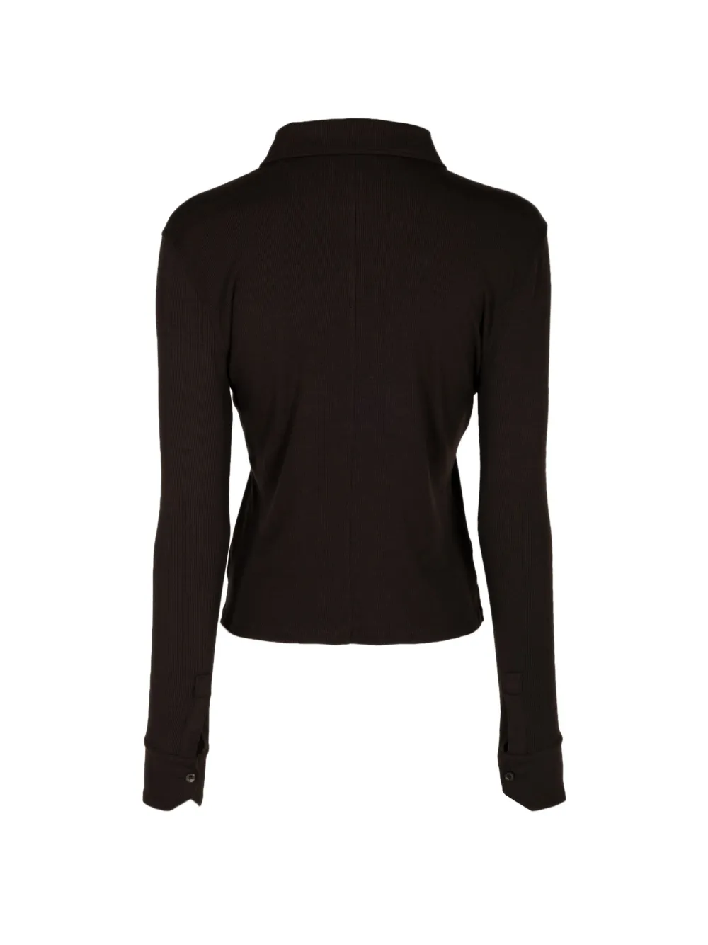 FRAME ribbed front-pockets shirt Bruin